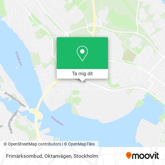 Frimärksombud, Oktanvägen karta