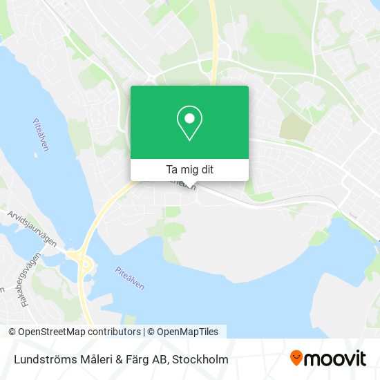 Lundströms Måleri & Färg AB karta