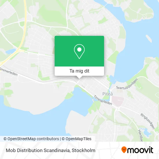 Mob Distribution Scandinavia karta