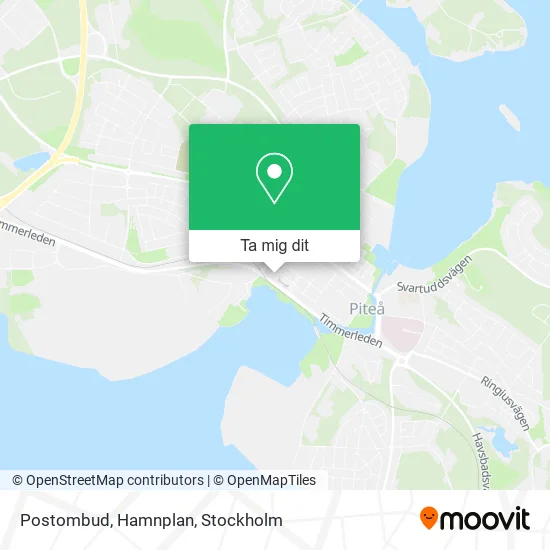 Postombud, Hamnplan karta