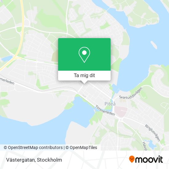 Västergatan karta