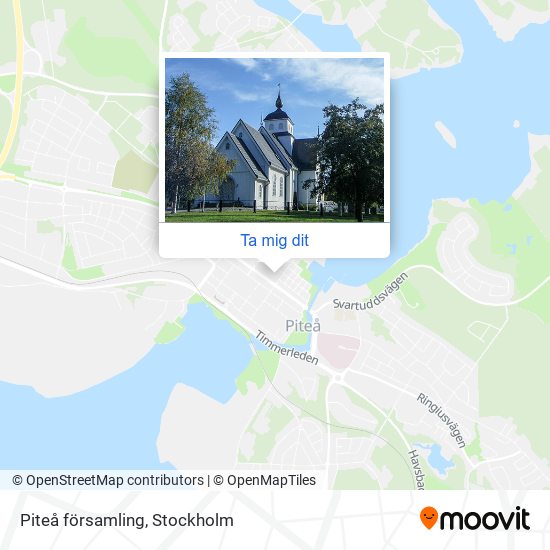 Piteå församling karta