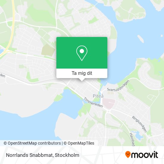 Norrlands Snabbmat karta