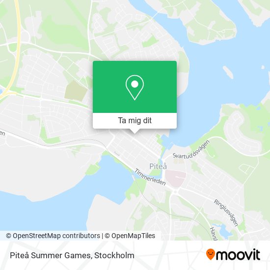 Piteå Summer Games karta