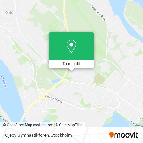 Öjeby Gymnastikfören karta