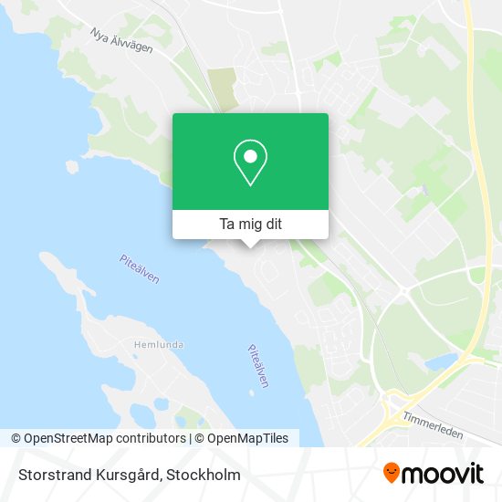 Storstrand Kursgård karta