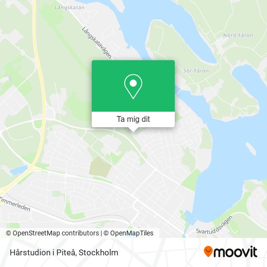 Hårstudion i Piteå karta