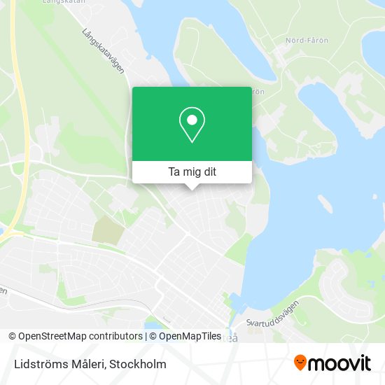 Lidströms Måleri karta