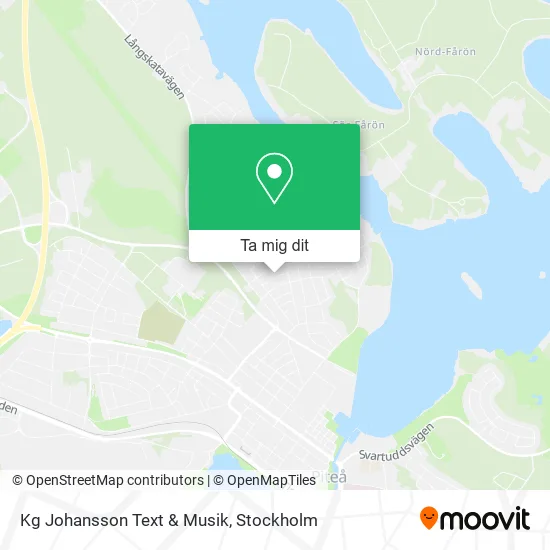 Kg Johansson Text & Musik karta