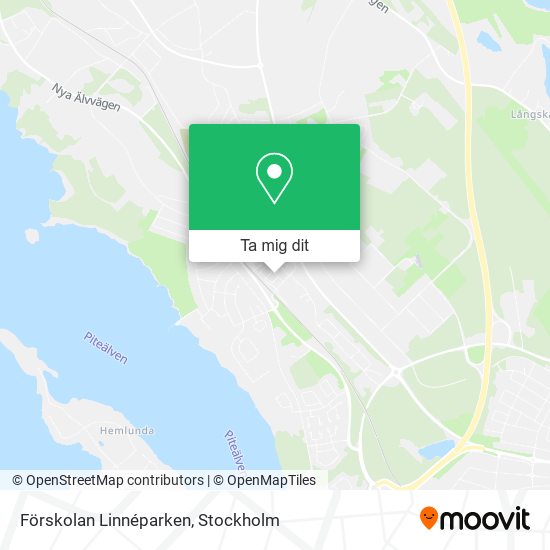 Förskolan Linnéparken karta