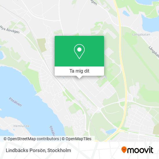 Lindbäcks Porsön karta