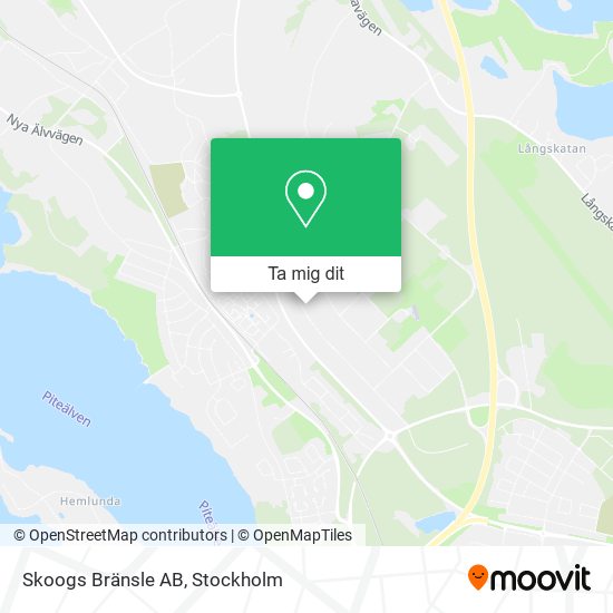 Skoogs Bränsle AB karta