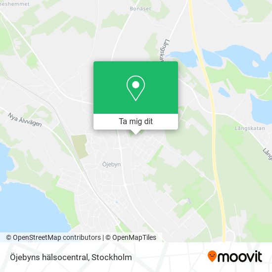 Öjebyns hälsocentral karta
