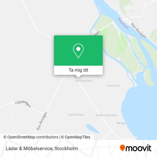 Läder & Möbelservice karta