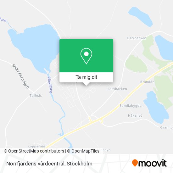 Norrfjärdens vårdcentral karta