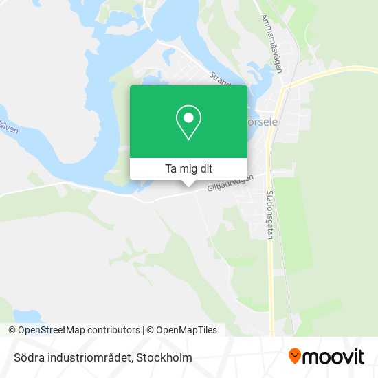 Södra industriområdet karta