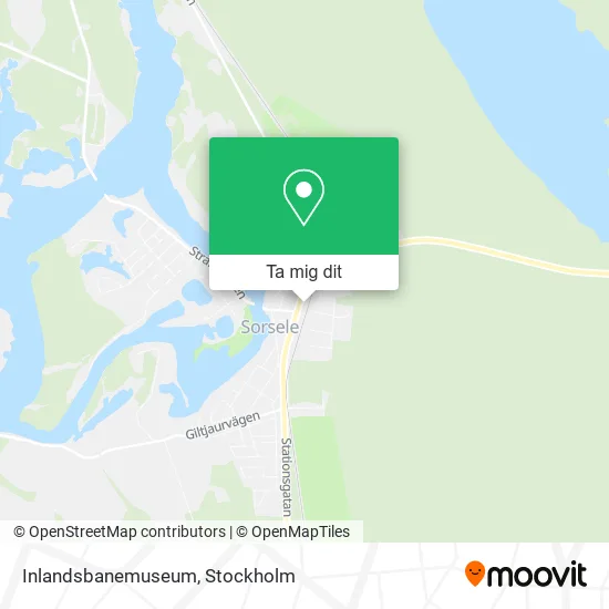 Inlandsbanemuseum karta