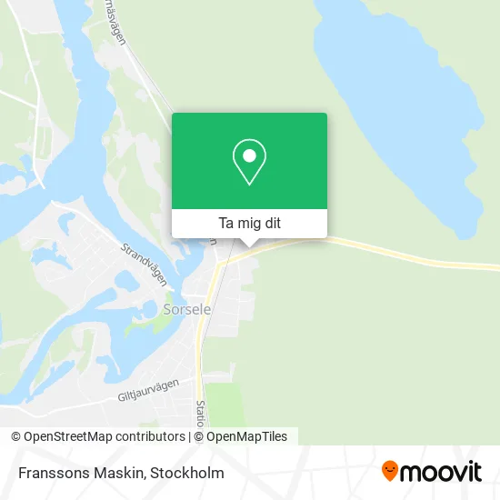 Franssons Maskin karta