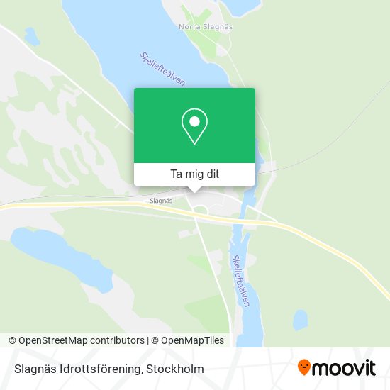 Slagnäs Idrottsförening karta