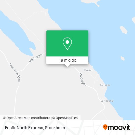Frisör North Express karta