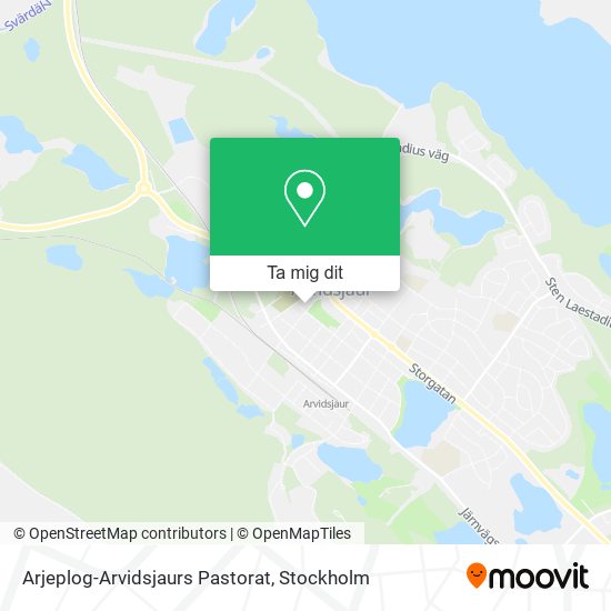 Arjeplog-Arvidsjaurs Pastorat karta