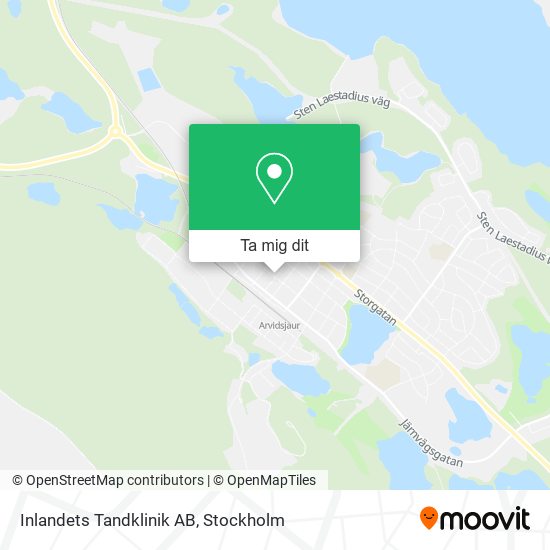 Inlandets Tandklinik AB karta