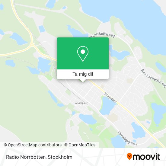 Radio Norrbotten karta