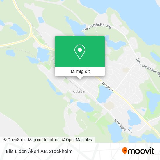 Elis Lidén Åkeri AB karta