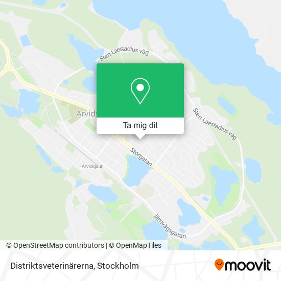 Distriktsveterinärerna karta