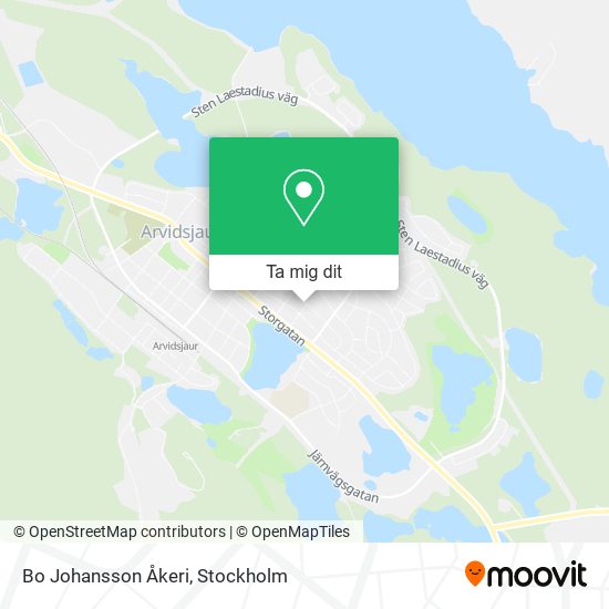 Bo Johansson Åkeri karta