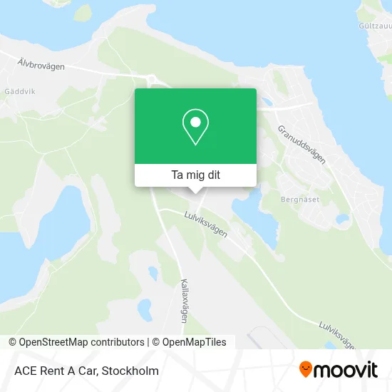 ACE Rent A Car karta