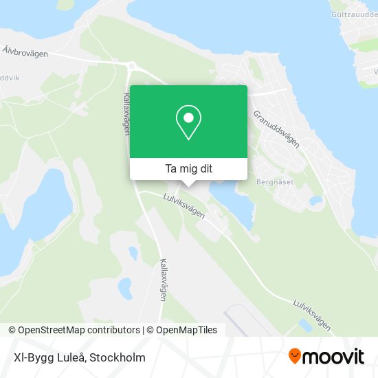 Xl-Bygg Luleå karta
