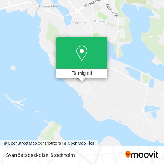 Svartöstadsskolan karta