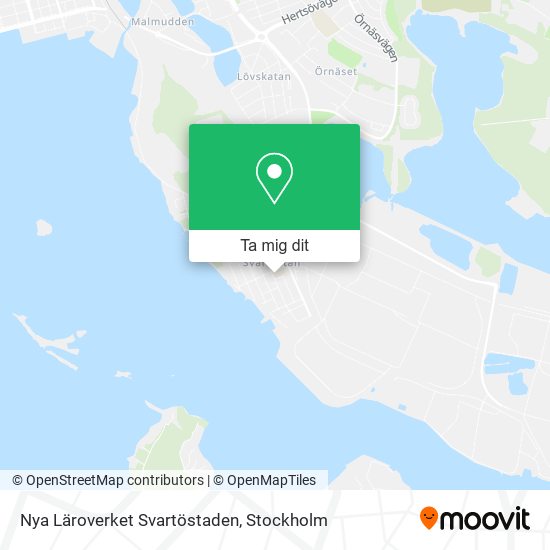 Nya Läroverket Svartöstaden karta