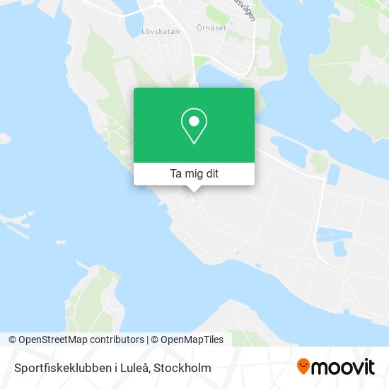 Sportfiskeklubben i Luleå karta