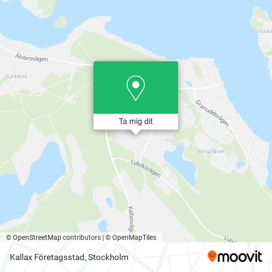 Kallax Företagsstad karta