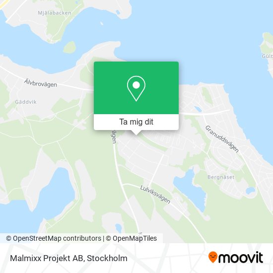 Malmixx Projekt AB karta