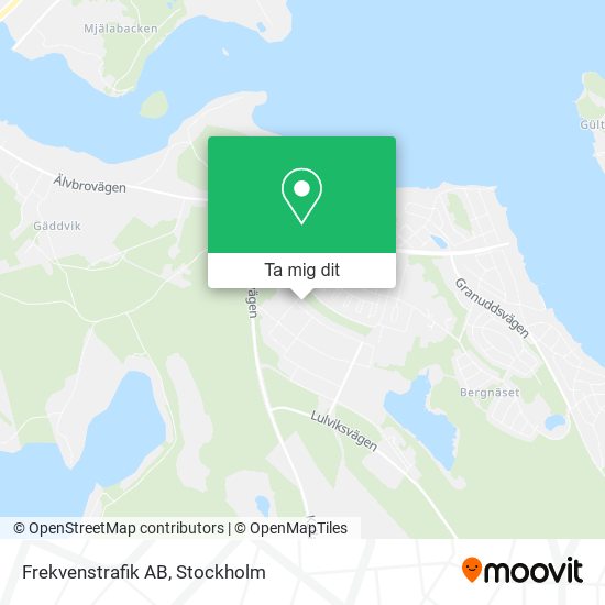 Frekvenstrafik AB karta