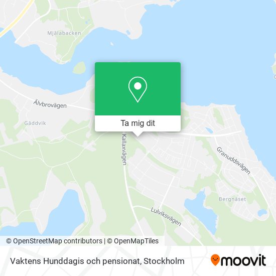 Vaktens Hunddagis och pensionat karta
