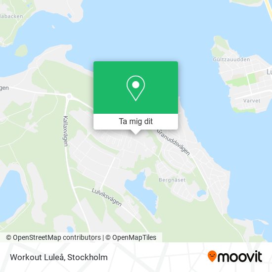 Workout Luleå karta
