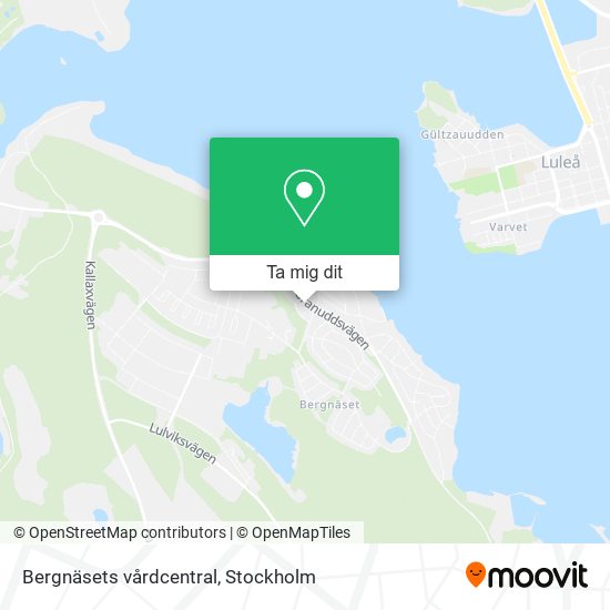 Bergnäsets vårdcentral karta