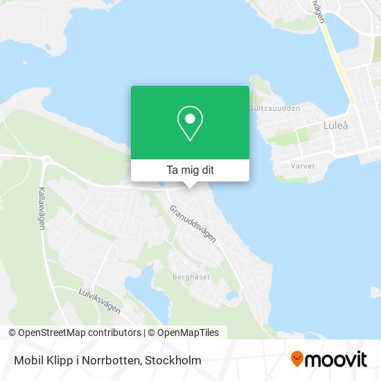 Mobil Klipp i Norrbotten karta