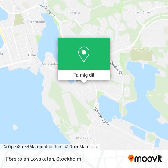 Förskolan Lövskatan karta