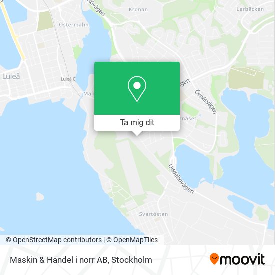 Maskin & Handel i norr AB karta