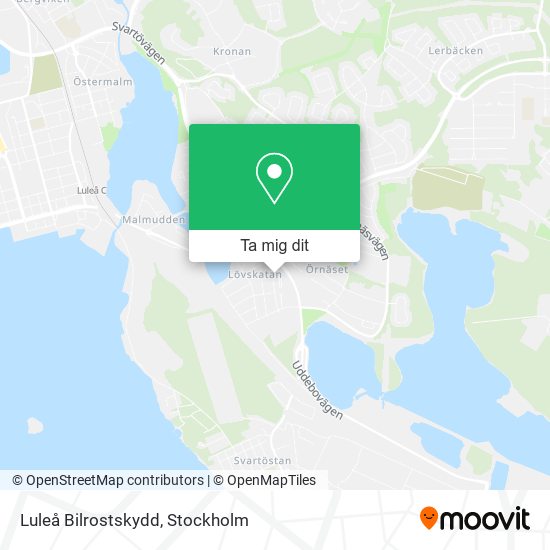 Luleå Bilrostskydd karta