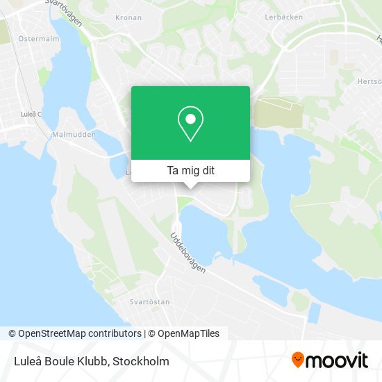 Luleå Boule Klubb karta