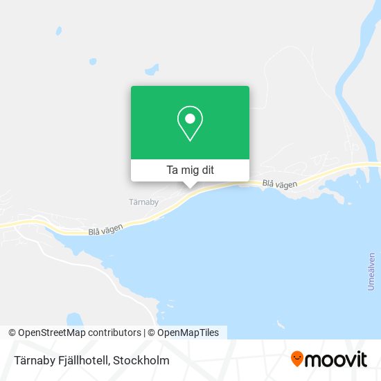 Tärnaby Fjällhotell karta