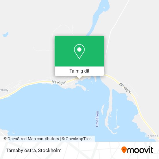 Tärnaby östra karta