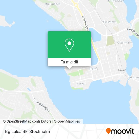 Bg Luleå Bk karta