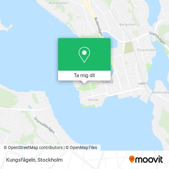 Kungsfågeln karta